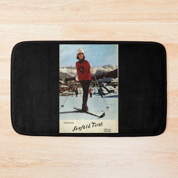 Item preview, Seefeld Tirol retro poster designed and sold by CorasPosters.