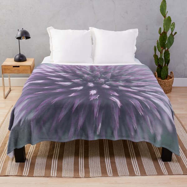 Item preview, Ball flower allium blossoms color trend2021 Floral Allium pattern trend color purple designed and sold by Forestia.