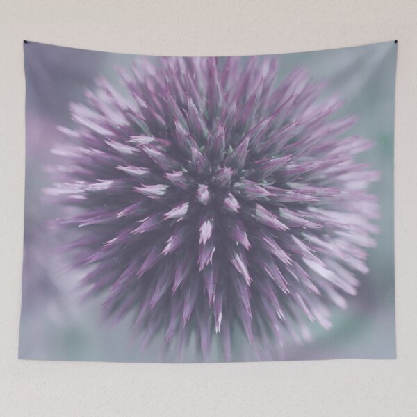 Item preview, Ball flower allium blossoms color trend2021 Floral Allium pattern trend color purple designed and sold by Forestia.