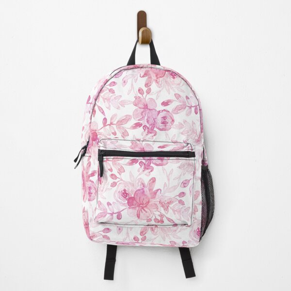 Item preview, Simple Soft Watercolor Chintz in Pastel Pink on White designed and sold by Perrin Le Feuvre.