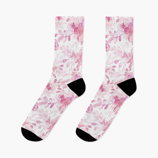 Item preview, Simple Soft Watercolor Chintz in Pastel Pink on White designed and sold by Perrin Le Feuvre.
