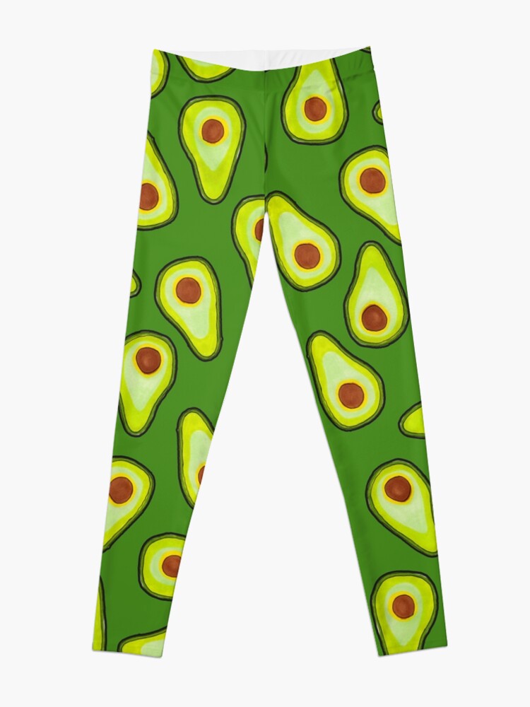 Avocado 2024 print leggings