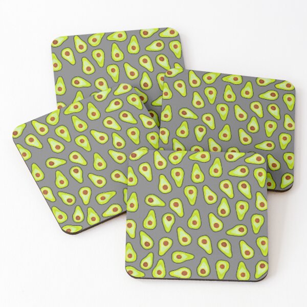 Item preview, Avocado Pattern on Grey designed and sold by Harriet Linton.