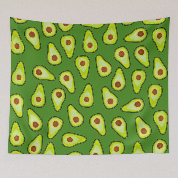 Item preview, Avocado Pattern on Green designed and sold by Harriet Linton.