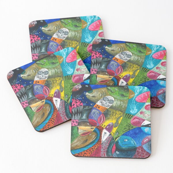 Item preview, Animals cubism designed and sold by bitterfountain.