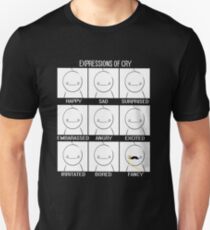 Camiseta ajustada Expresiones de Grito