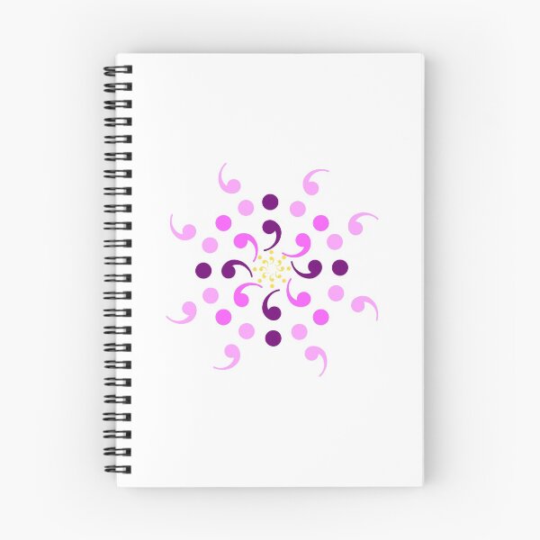 Item preview, Mental Health Matters Semi Colon Flower Affirmation designed and sold by CottoVerdi.