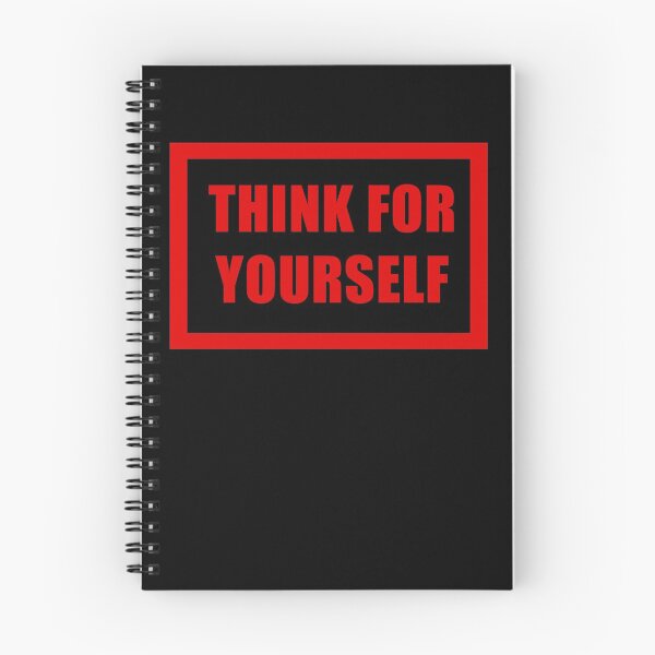 Item preview, Think for yourself - Truther Red and Black designed and sold by ArtOfRebellion.