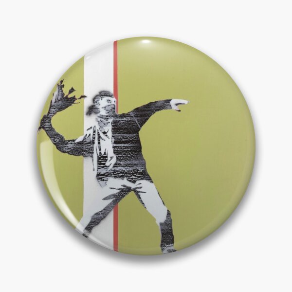 Item preview, Banksy RIOT GREEN - Flower Thrower designed and sold by WE-ARE-BANKSY.
