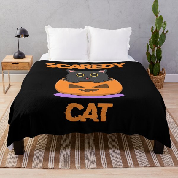 Item preview, SCAREDY CAT FUNNY HALLOWEEN designed and sold by Dieowl.