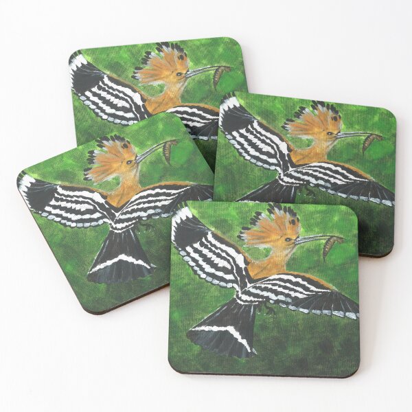 Item preview, Hoopoe flying designed and sold by bitterfountain.