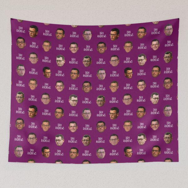 Item preview, Dan Andrews - Purple Face Pattern designed and sold by Coollage.