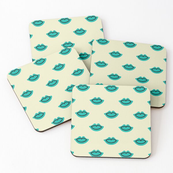 Item preview, Abstract Green Lips Pattern designed and sold by Aysel's Designs.
