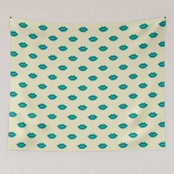 Item preview, Abstract Green Lips Pattern designed and sold by Aysel's Designs.