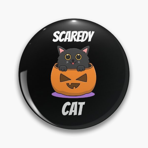 Item preview, SCAREDY CAT FUNNY HALLOWEEN designed and sold by Dieowl.