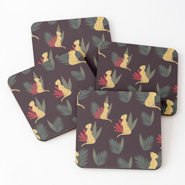 Item preview, Jaguar tropical pattern designed and sold by JokeGysen.
