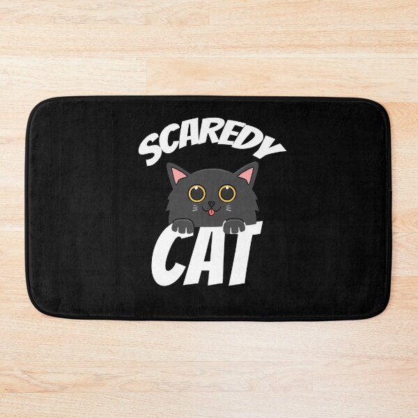 Item preview, SCAREDY CAT FUNNY CUTE CAT HALLOWEEN designed and sold by Dieowl.