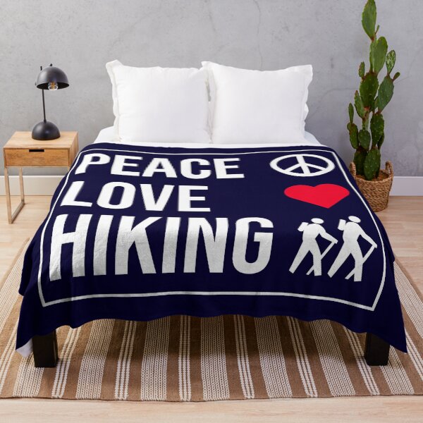 Item preview, Peace Love Hiking designed and sold by CatArtStore.