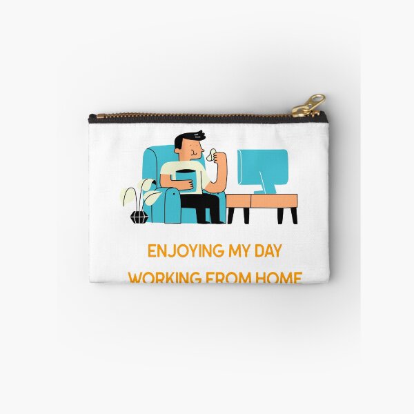 Item preview, Enjoying My Day Working From Home designed and sold by HappyFunnyTees.