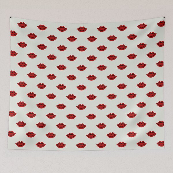 Item preview, Abstract Red Lips Pattern designed and sold by Aysel's Designs.