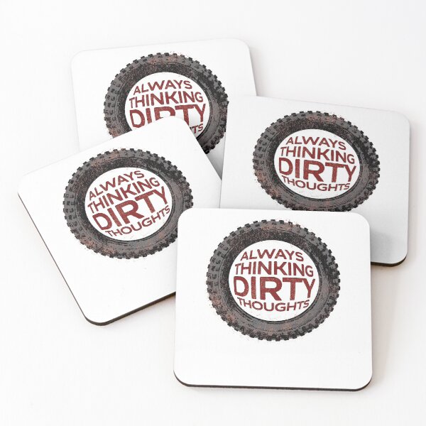 Item preview, Always Thinking Dirty Thoughts ADV Biker Dirty Tire designed and sold by BourbonMania.