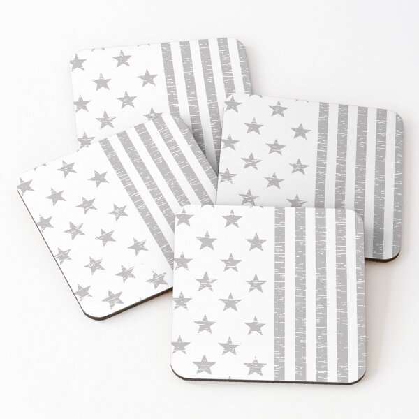 Item preview, Grey Stars and Stripes designed and sold by paivihollander.