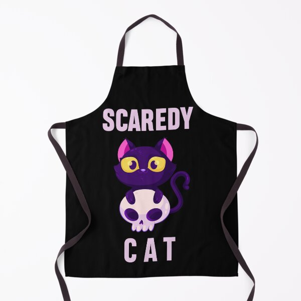 Item preview, SCAREDY CAT FUNNY CUTE CAT HALLOWEEN designed and sold by Dieowl.