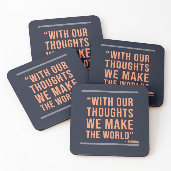 Item preview, With our thoughts we make the World - Buddhism Quote designed and sold by Jamiecsmith1986.