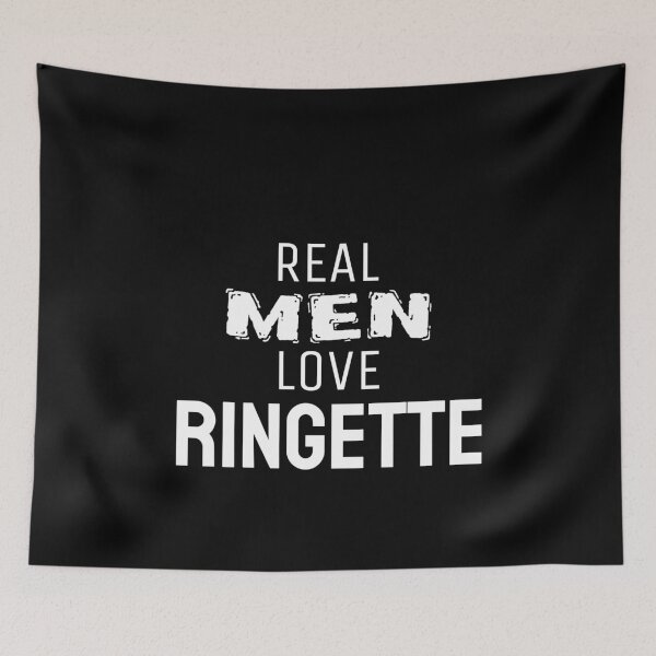 Item preview, Real Men Love Ringette designed and sold by jacks-tees.
