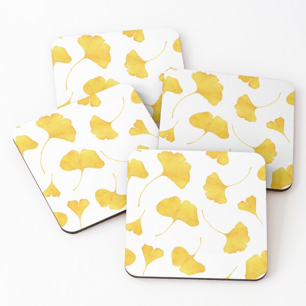 Item preview, Golden Ginkgo Leaves - Fall Colors Repeated Pattern designed and sold by AlicjaCurioseur.