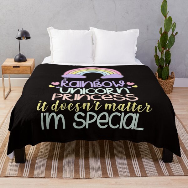 Item preview, Rainbow unicorn princess saying designed and sold by Imutobi.
