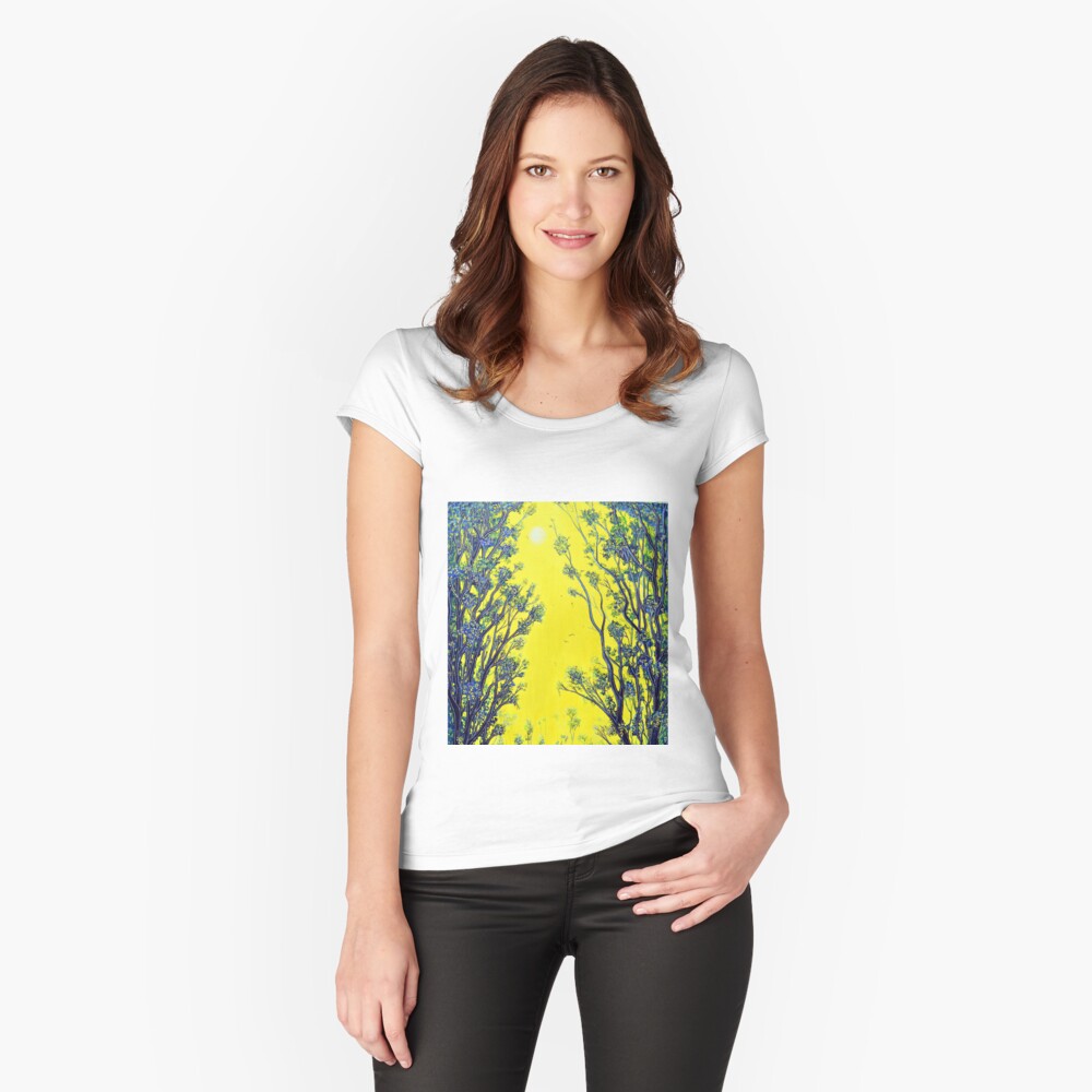 Item preview, Fitted Scoop T-Shirt designed and sold by LindArt1.