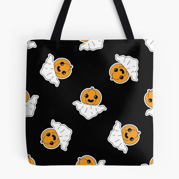 Item preview, Halloween Pattern of Halloween Pumpkin Ghost designed and sold by JayStacksArt.