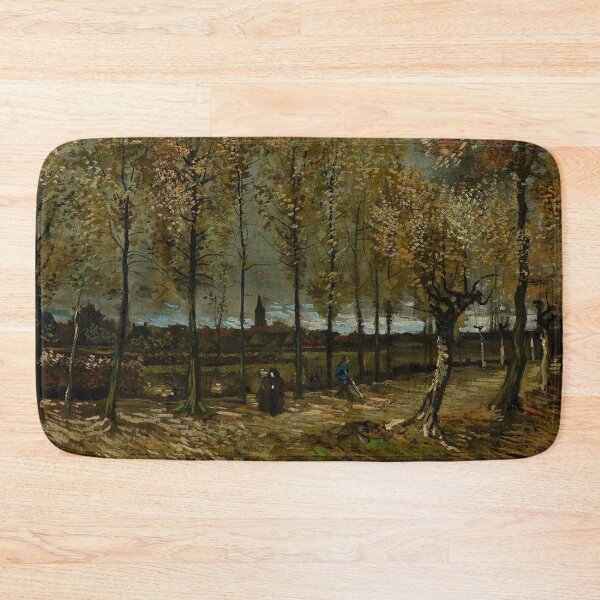 Item preview, Lane with Poplars near Nuenen - Van Gogh - c1885 designed and sold by CrankyOldDude.