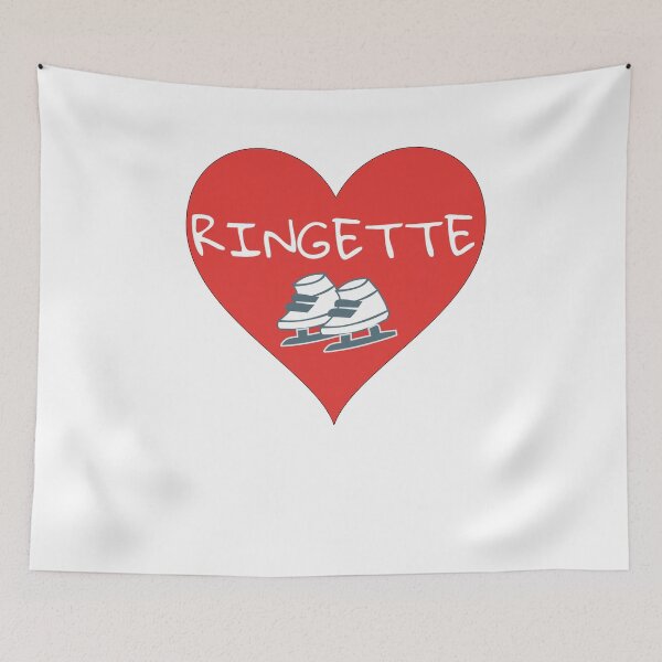 Item preview, Ringette Heart With Skates designed and sold by jacks-tees.