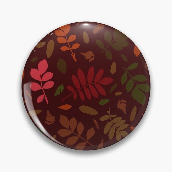 Item preview, Multicolor autumn leaves 7. Wild herbs seamless pattern on maroon brown. Autumn leaf fall. Wild life designed and sold by Yulia Chepurova.