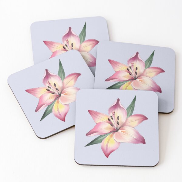 Item preview, Pink Lily Digital Illustration designed and sold by morgoldenberg.