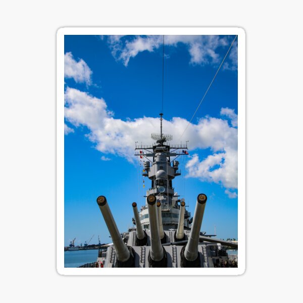 battleship Missouri Sticker