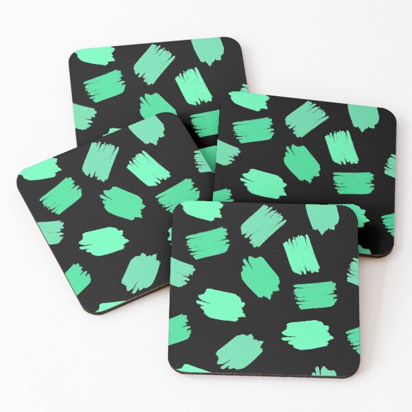 Item preview, Turquoise Paint Scribbles Pattern  designed and sold by everything4eva.