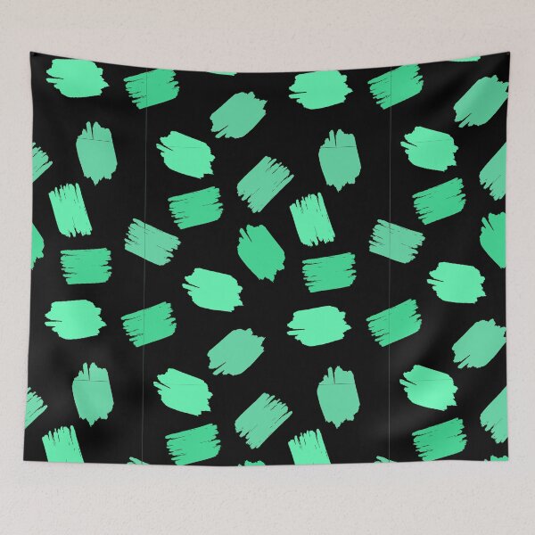 Item preview, Turquoise Paint Scribbles Pattern  designed and sold by everything4eva.