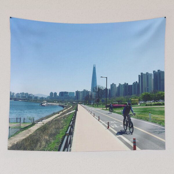Item preview, Riding Along the Han River designed and sold by WordenJin.