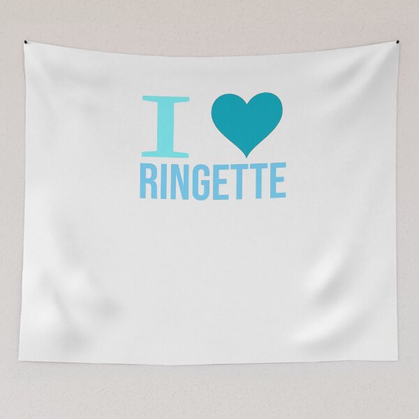 Item preview, I love Ringette Ice Heart designed and sold by jacks-tees.