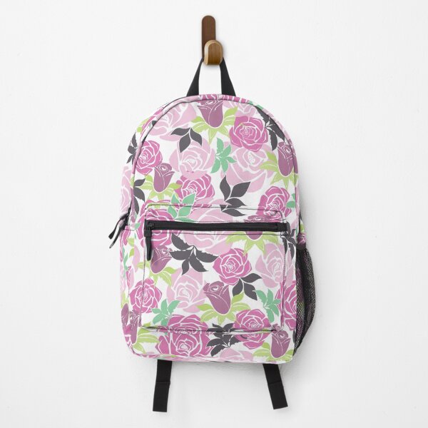 Item preview, Overlapping Pink Roses from the Fancy Floral Zebra Collection designed and sold by CJAura by Claire Jane Johnson.
