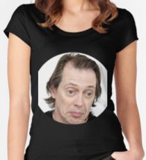 Camiseta entallada de cuello redondo Steve Buscemi Meme ¡Divertido!