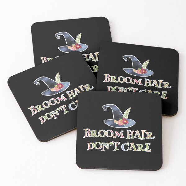 Item preview, Halloween Witch Broom Hair Don't Care designed and sold by Sunny Collections.