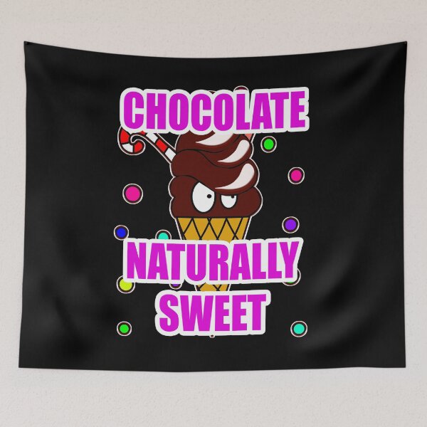 Item preview, Chocolate Naturally Sweet Pink Kawaii Cone designed and sold by vineeth.