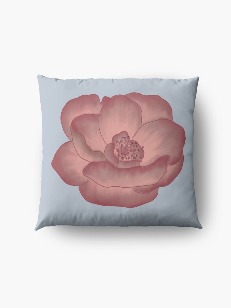 Alternate view of Pretty Pink Primrose Floor Pillow