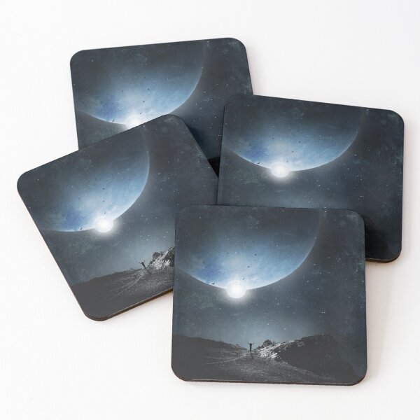 Item preview, Edge of Always - Surreal Landscape at Night designed and sold by Dyrk Wyst Redbubble Shop.