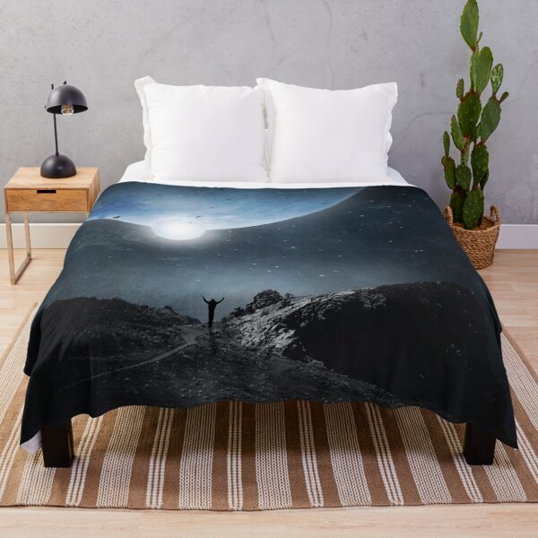 Item preview, Edge of Always - Surreal Landscape at Night designed and sold by Dyrk Wyst Redbubble Shop.
