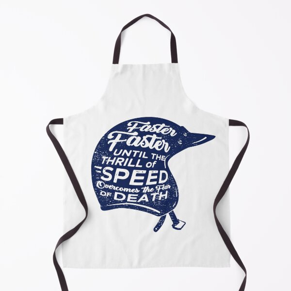 Item preview, Faster Faster Until the Thrill of Speed Helmet Blue designed and sold by BourbonMania.